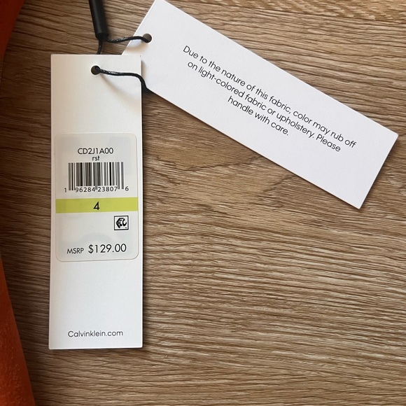 Calvin Klein Rust Midi Dress - Picture 5 of 7